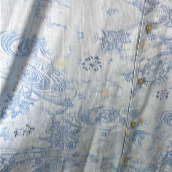 Tommy Bahama Light Blue Casual Button Down Shirt - Picture 5 of 9